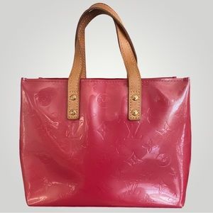 Louis Vuitton Pink Reade Mini Tote Monogram Embossed Bag